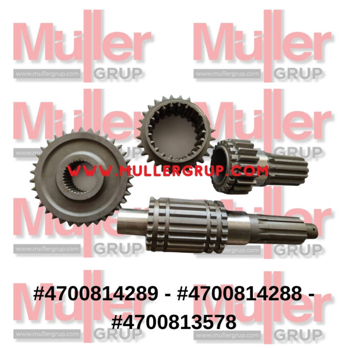 4700814289-4700814288-4700813578 Dynapac Dişli Şaft